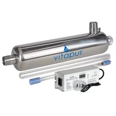 In-duct UV air sanitizer installed in HVAC system