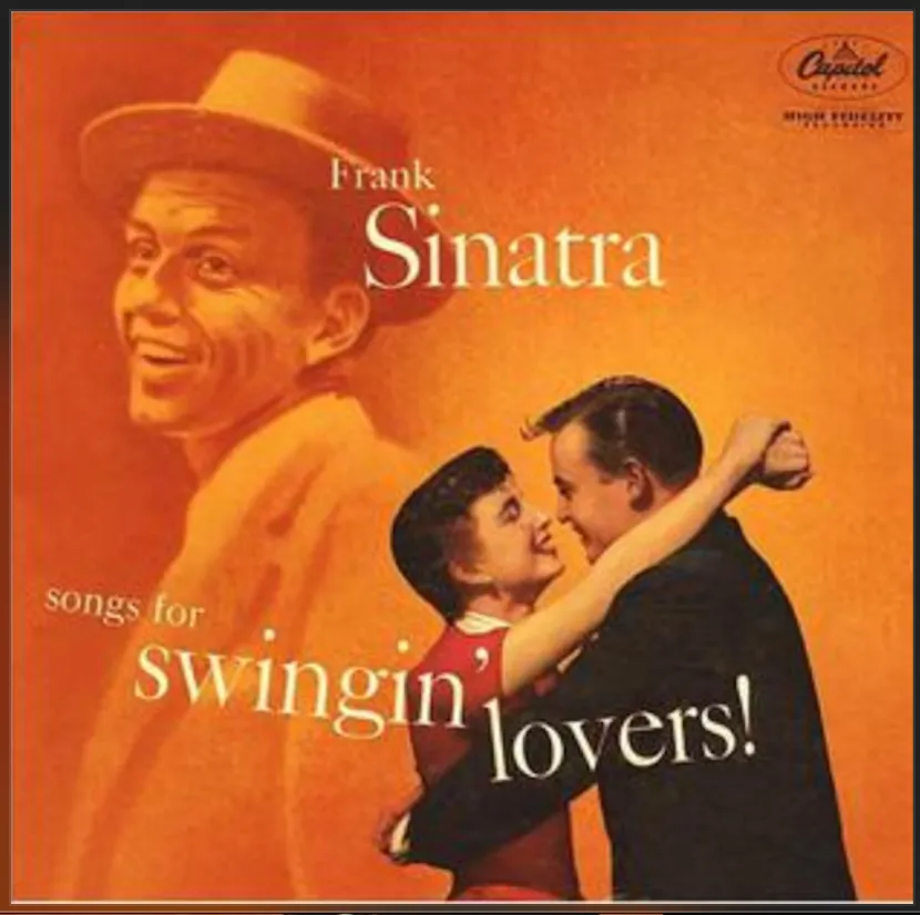 Album cover for Songs for Swingin' Lovers by Frank Sinatra, released in 1956