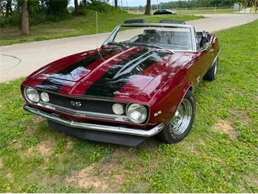 1967 Chevrolet Camaro convertible showcased in collector car inventory