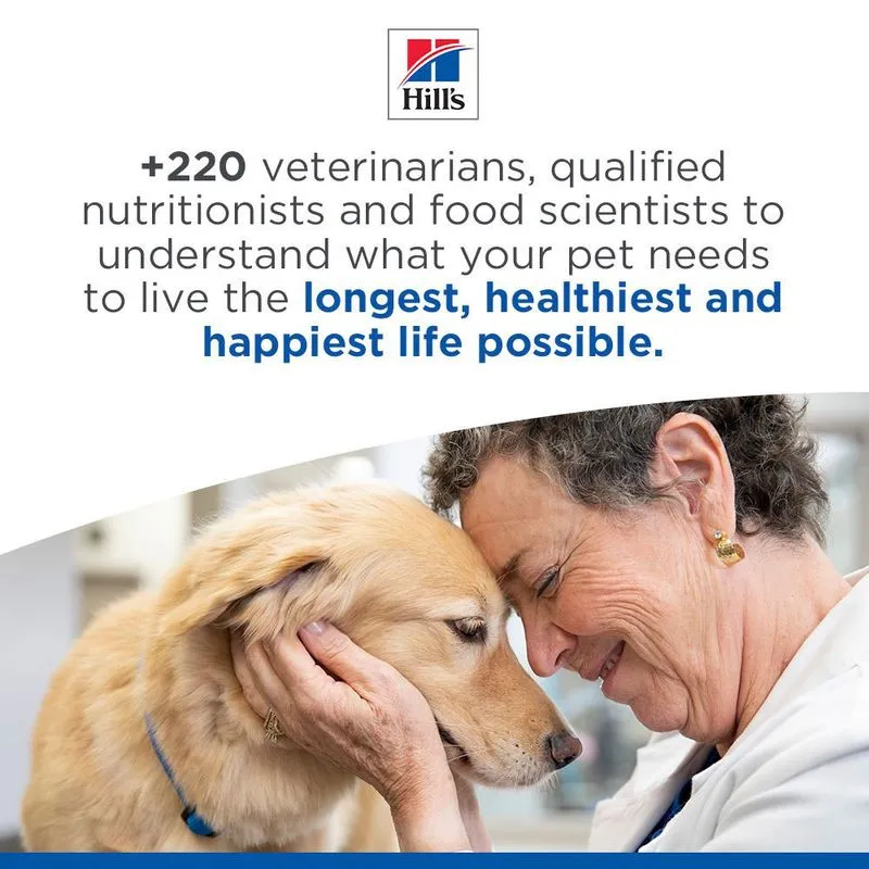 Veterinarian-recommended branding and feeding guidance for Hill's Science Plan mobility dog food