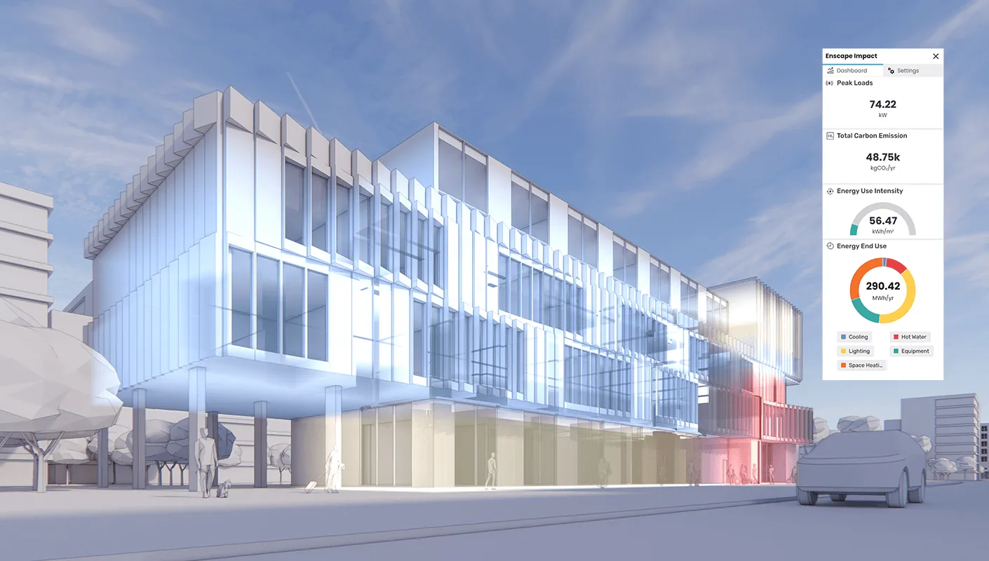 Enscape real-time rendering benefit showcase