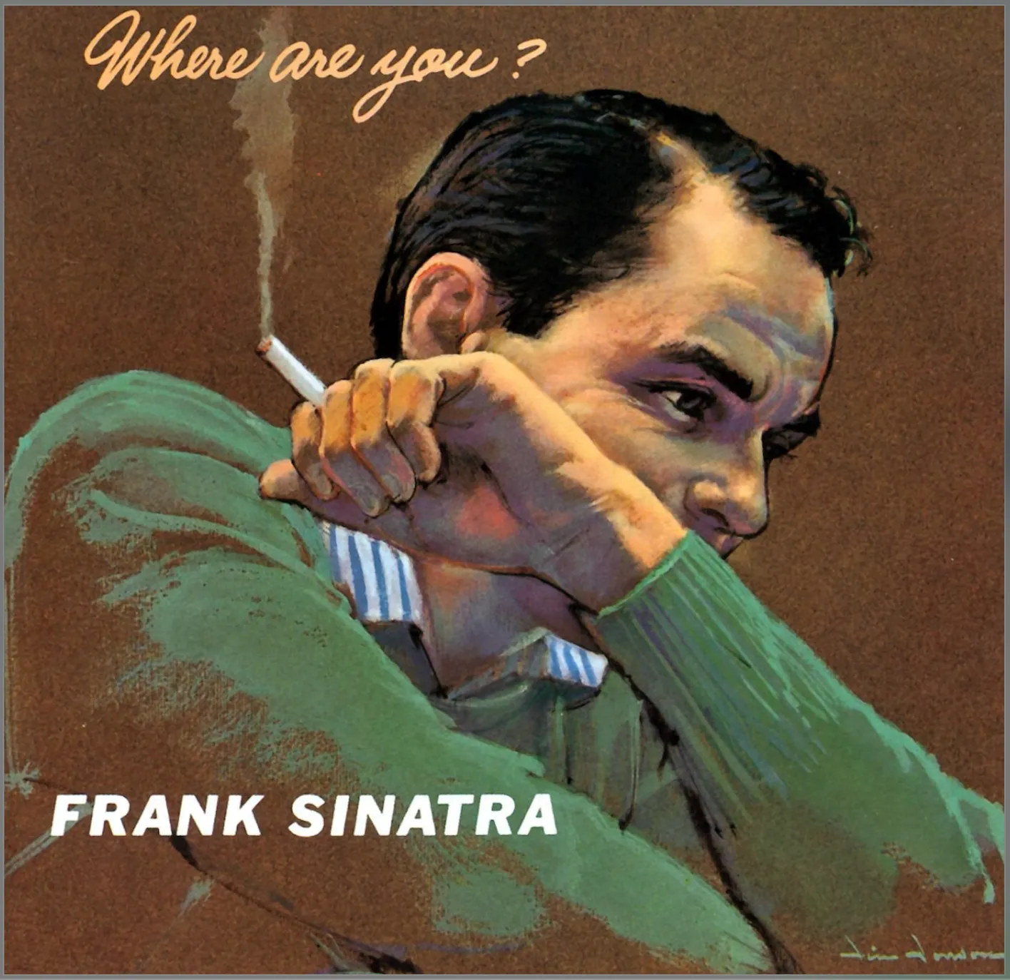 Album cover for Where Are You? by Frank Sinatra, released in 1957