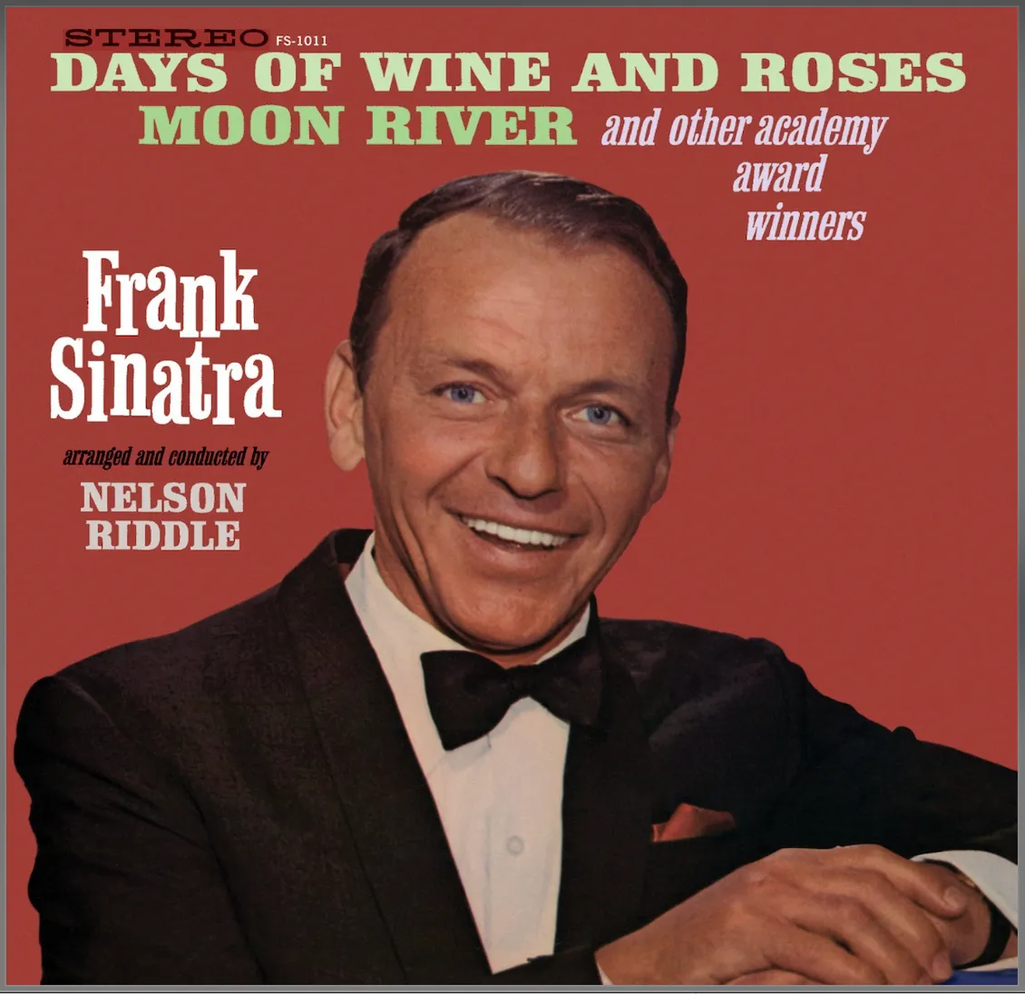 Album cover for Sinatra Sings Days of Wine and Roses, Moon River, and Other Academy Award Winners, released in 1964