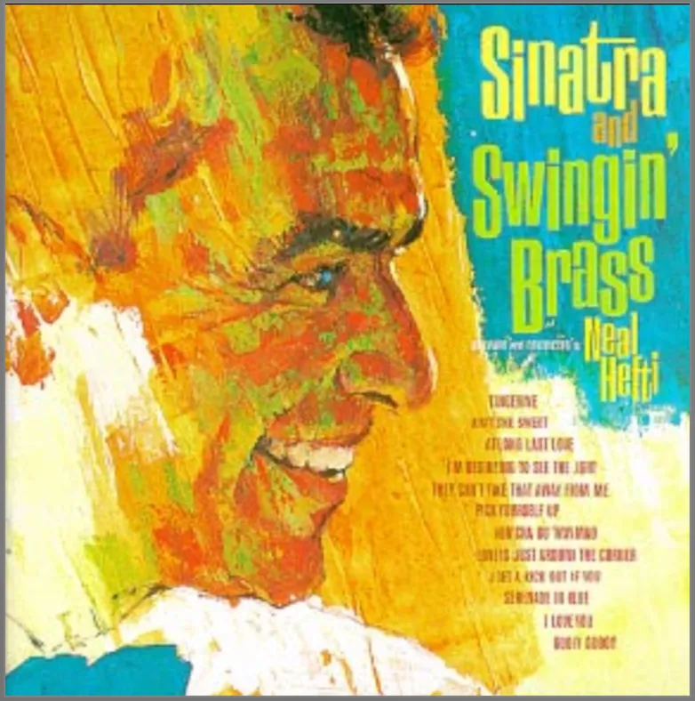 Album cover for Sinatra and Swingin' Brass, released in 1962