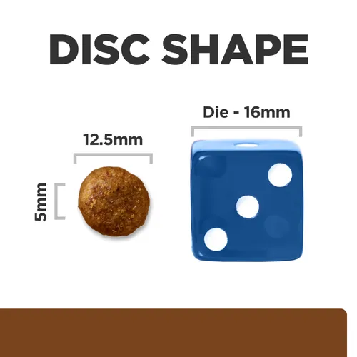 Close-up of Hill's Prescription Diet j/d Dry Dog Food kibble