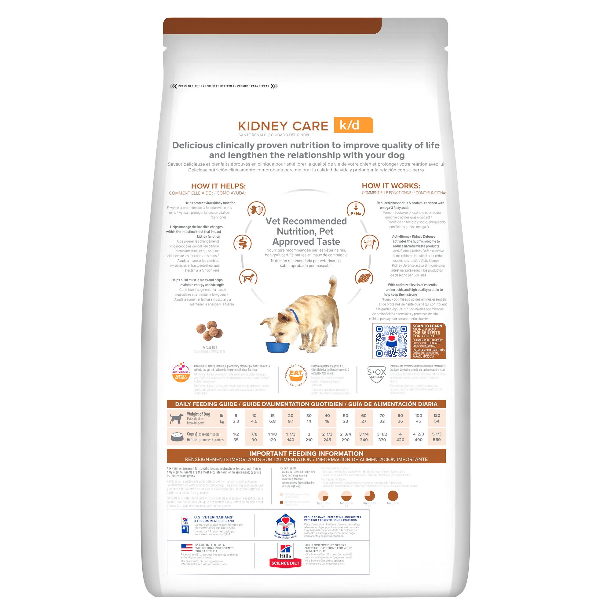 Hill’s nutritional technology concept illustrating gut microbiome support for kidney health