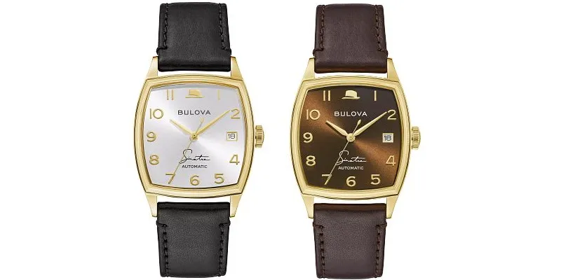 Classic automatic watch design inspired by vintage Bulova heritage