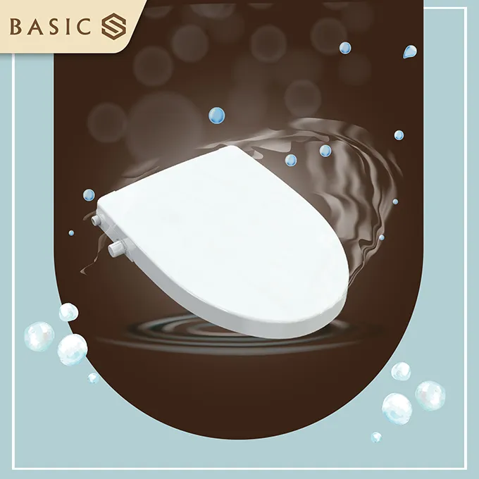 Water Jet bidet seat BB-860 demonstrating hygienic cleaning functionality and ergonomic toilet upgrade design