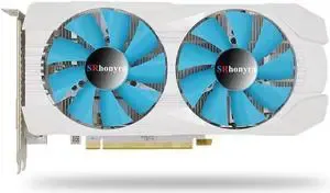 SRhonyra RX 580 8GB gaming graphics card with dual output ports for 1080p gaming setups