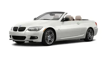 BMW 3 Series Convertible with the top down
