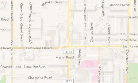 Boost Mobile store location map at 4122 Elvis Presley Blvd Ste 101, Memphis, TN 38116