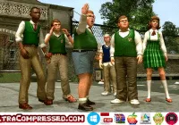 Jimmy Hopkins confronting bullies in the schoolyard in Bully Scholarship Edition