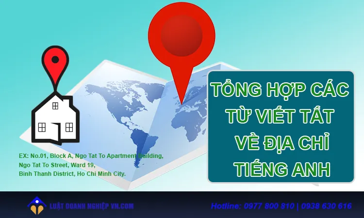 Common abbreviations for addresses in English documents