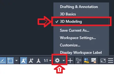 AutoCAD 3D Modeling workspace active for solid conversion workflow