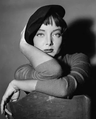Carolyn Jones portrait from her interview years later