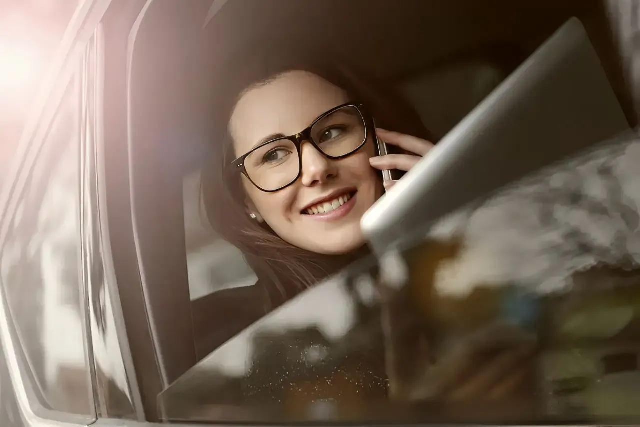 Classy luxury car rental fleet representing premium business and corporate travel services