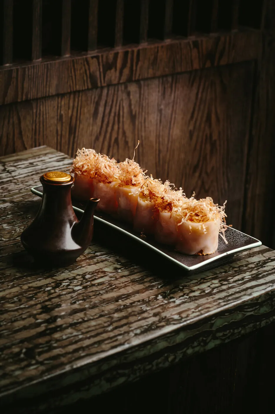 Delicate Matsutake Mushroom Dumpling with rare forest mushrooms