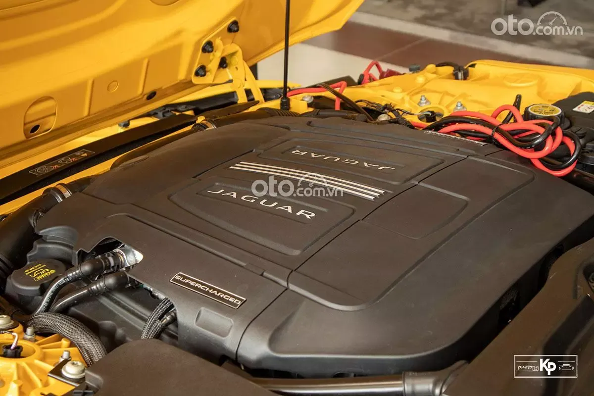 Jaguar F-Type performance engine showcasing high-output sports tuning
