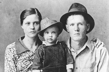 A rare baby photo of Elvis Presley, born January 8, 1935, in Tupelo, Mississippi