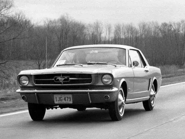 The original 1964½ Ford Mustang in its debut design
