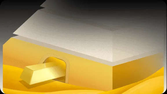 Digital gold investment solution integrated within a financial platform