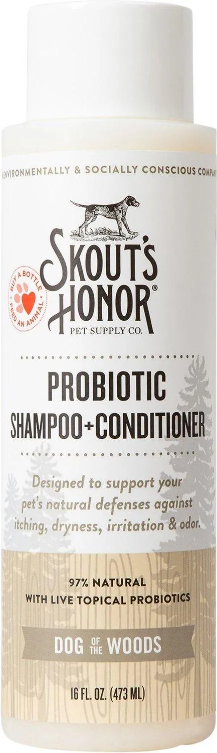 Probiotic shampoo and conditioner for pets