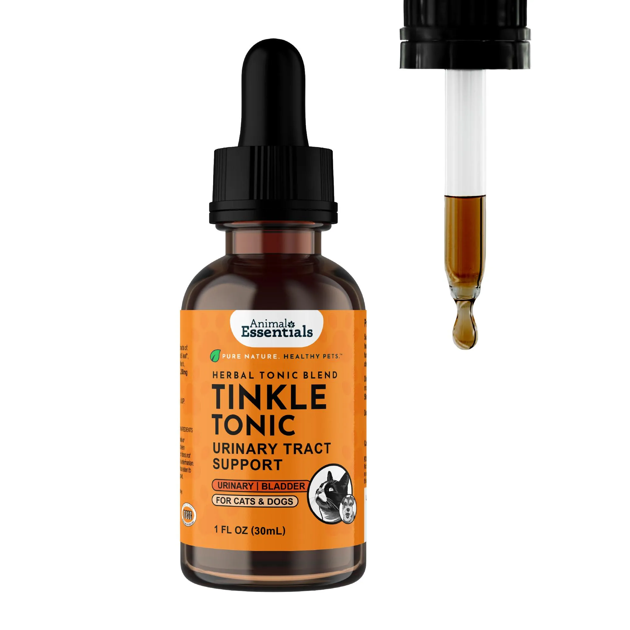 Herbal tonic for urinary and kidney health in pets
