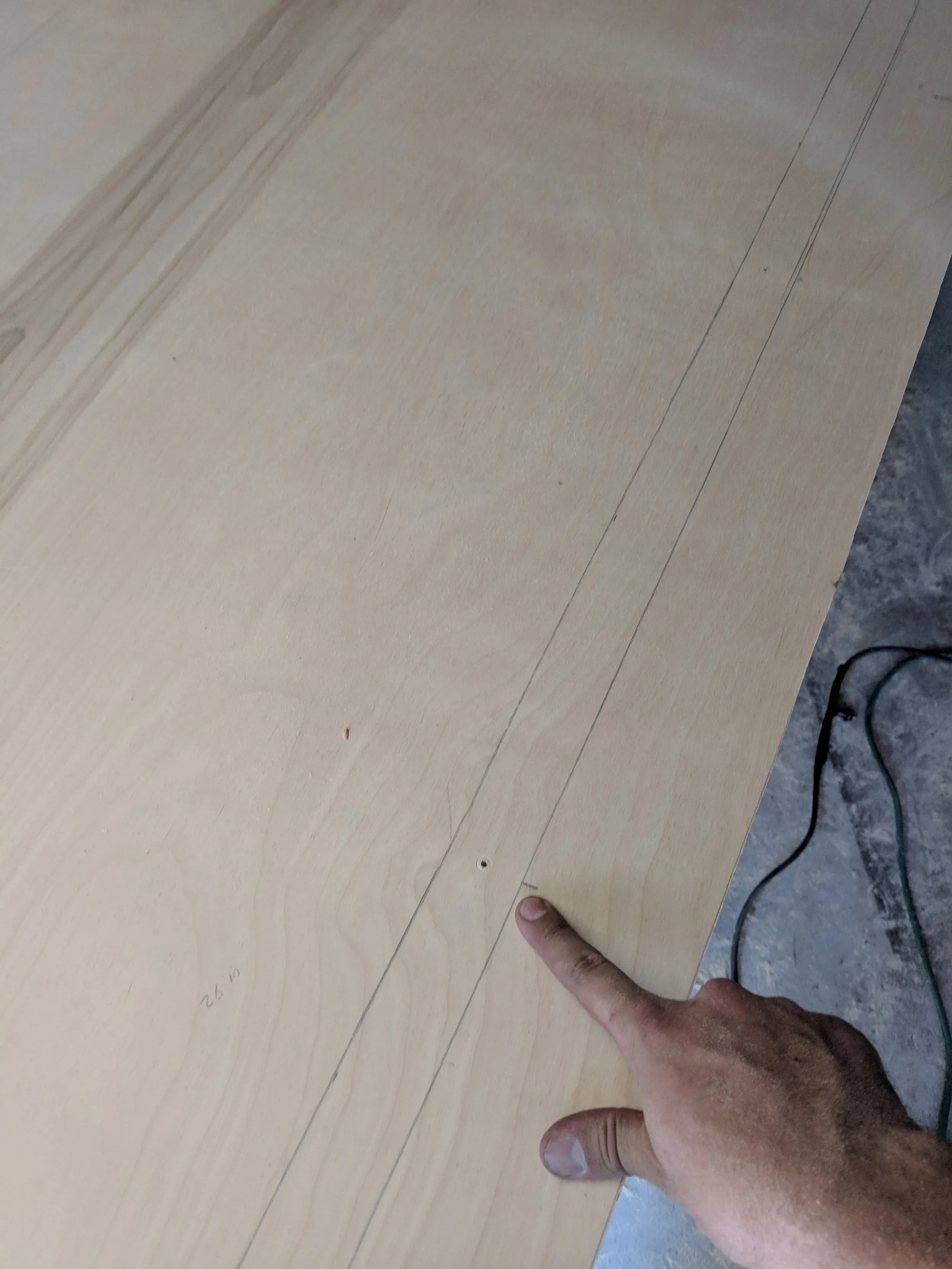 Underside wooden support frame reinforcing the gaming table structure