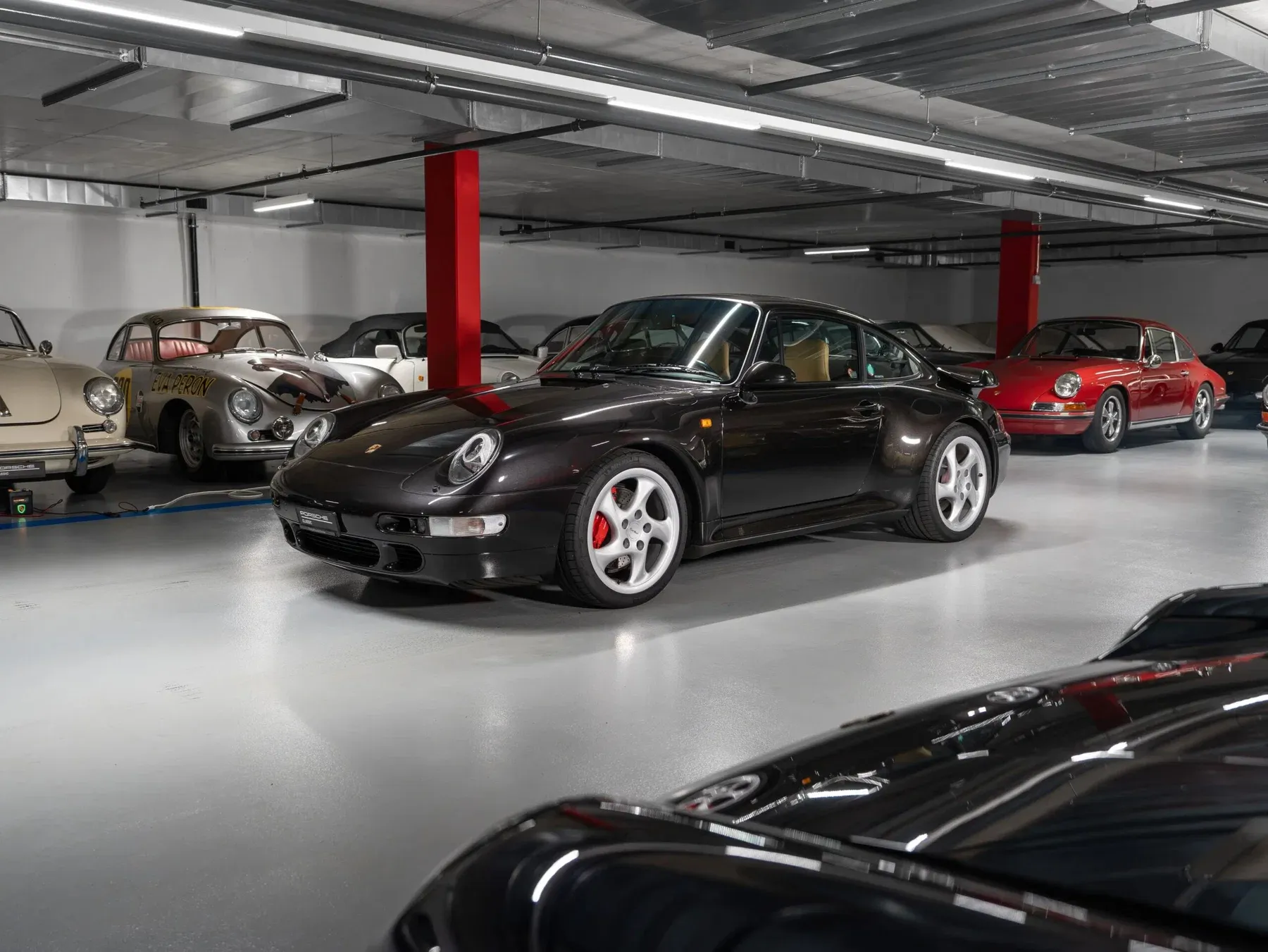 1996 Porsche 993 Turbo in classic metallic finish representing air-cooled performance peak