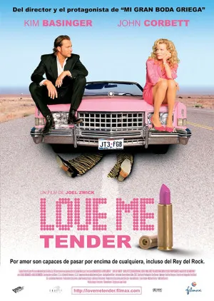 Classic Elvis Presley romantic musical film Love Me Tender poster