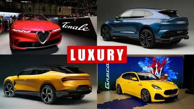 Newest luxury sport SUVs from 2022-2023 showcasing modern luxury automotive trends