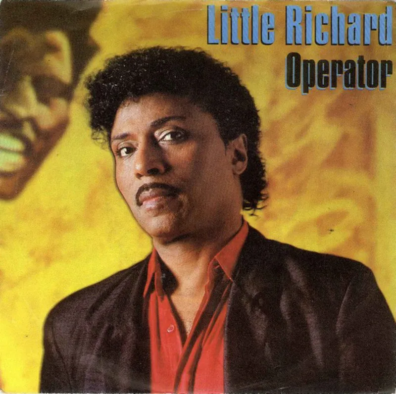 Operator UK single sleeve — the first single from Little Richard's Lifetime Friend comeback album, produced by Stuart Colman