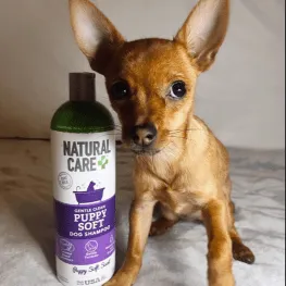 Puppy shampoo bottle