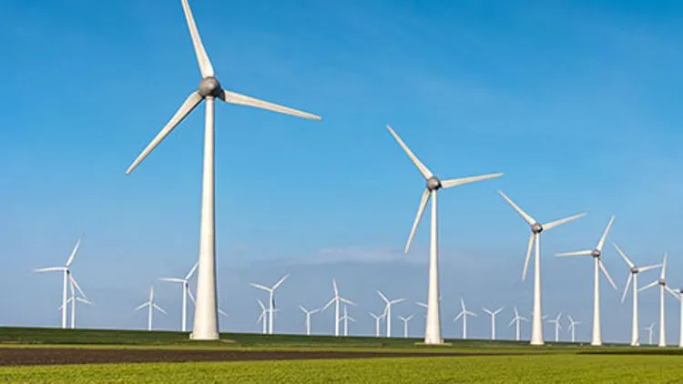 Wind turbines in Serbia generating renewable energy as part of infrastructure investment projects supported by international finance