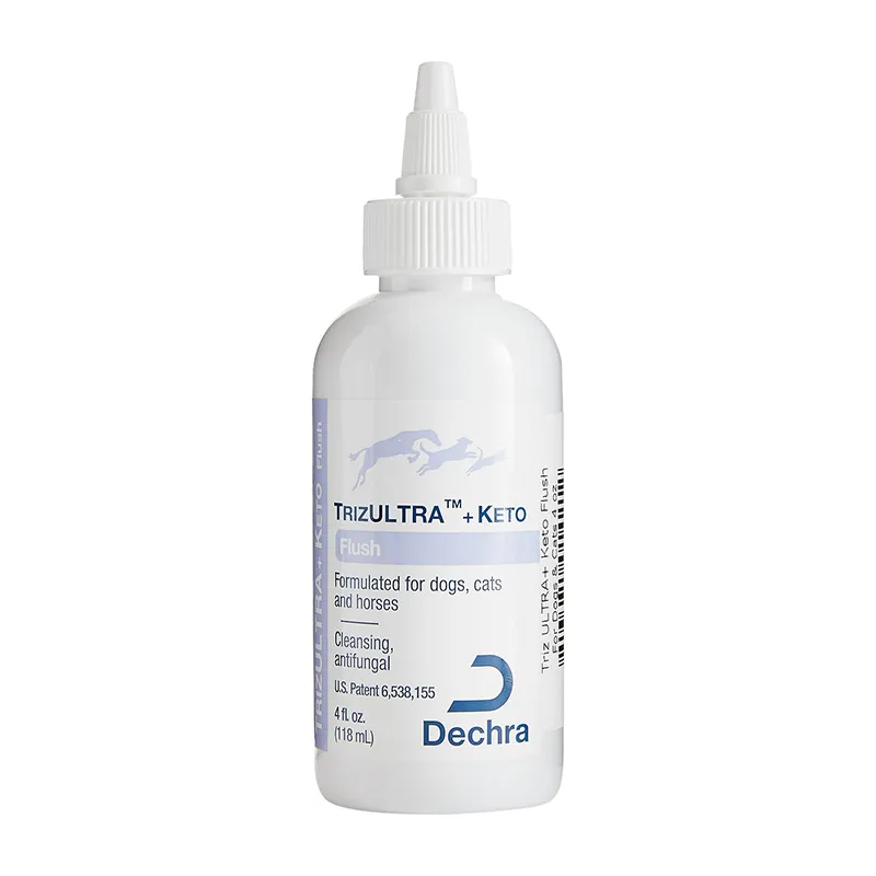 Veterinary antifungal ear and skin cleansing solution for dogs and cats