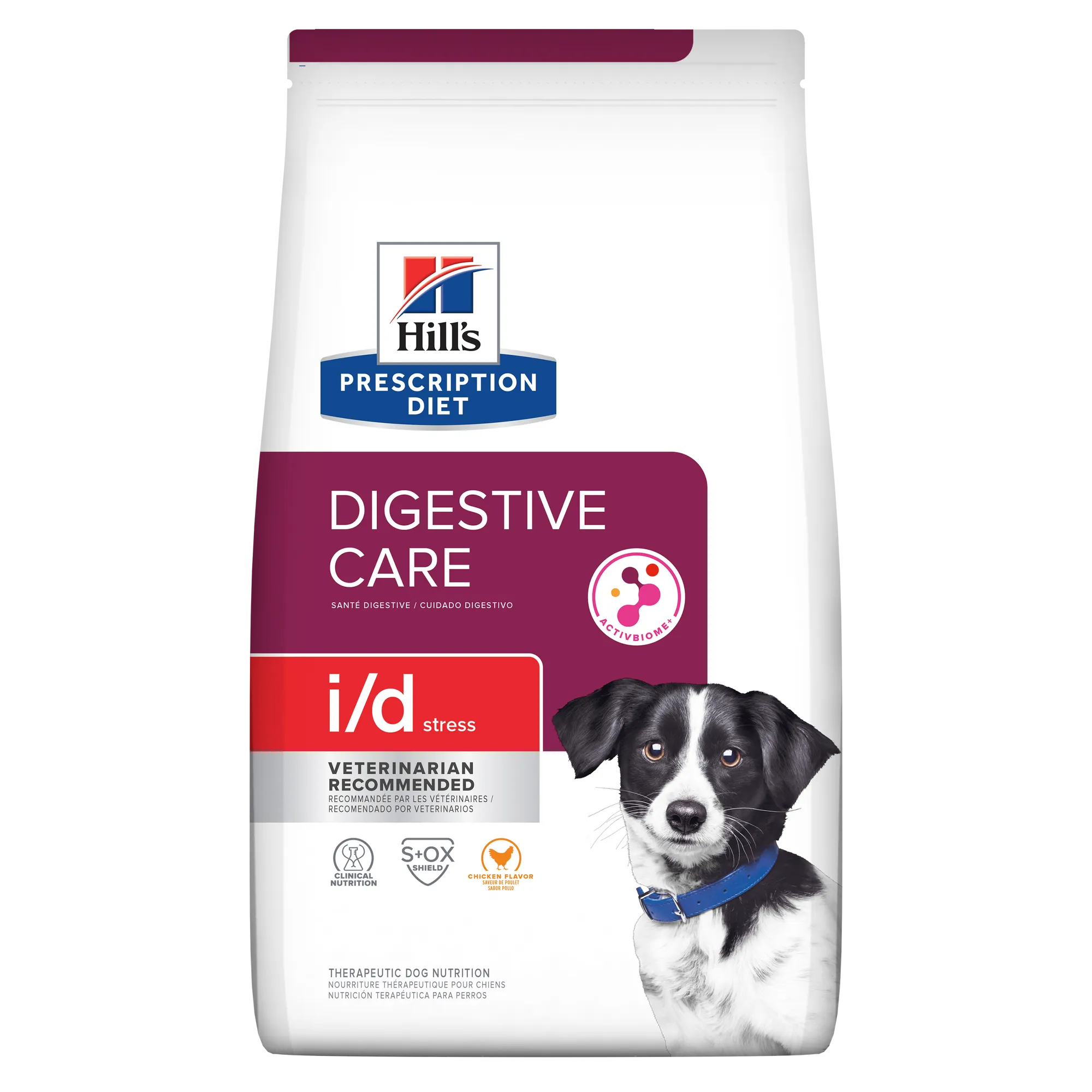 i/d Stress Chicken Flavor Dry Dog Food Packshot