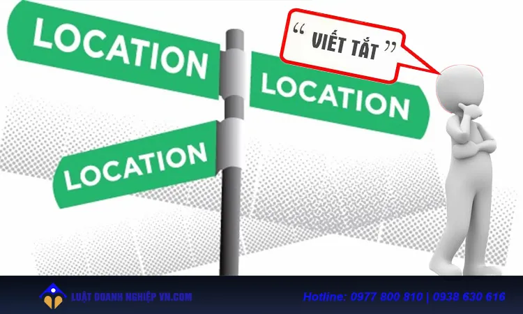 Illustration of address abbreviations in English
