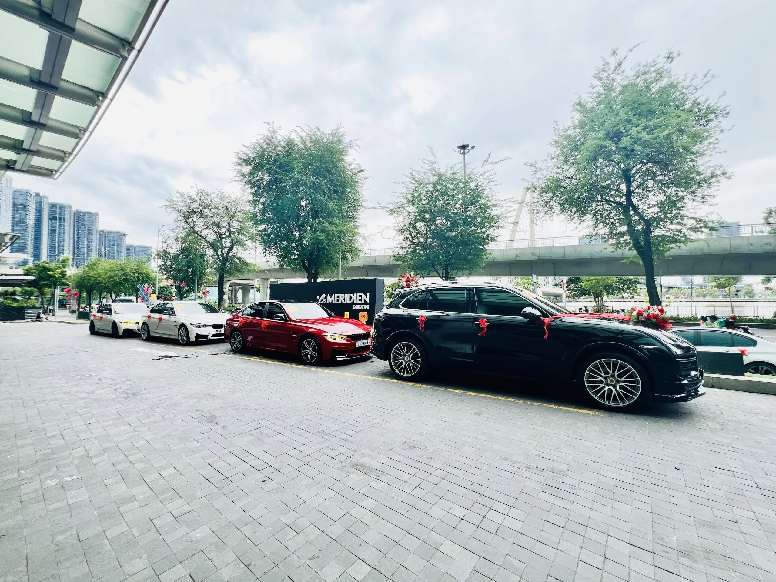 Hai Car VIP showroom and luxury vehicle fleet available for wedding rentals