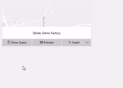 NavVis point cloud georeferencing feature shown in the Qbitec Revit plugin interface