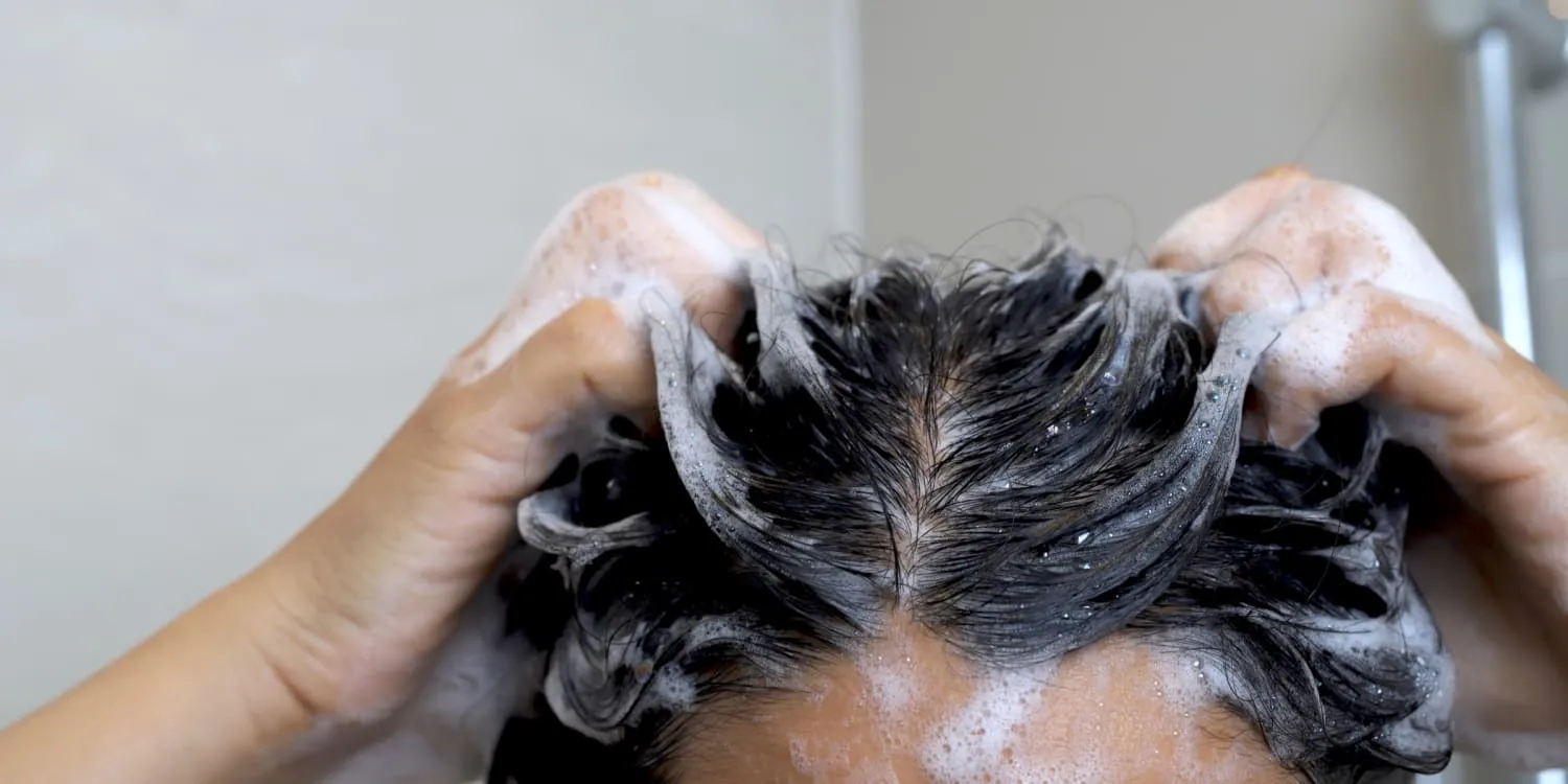 How frequently you shampoo depends on your hair type and texture, but generally you should shampoo three times a week.