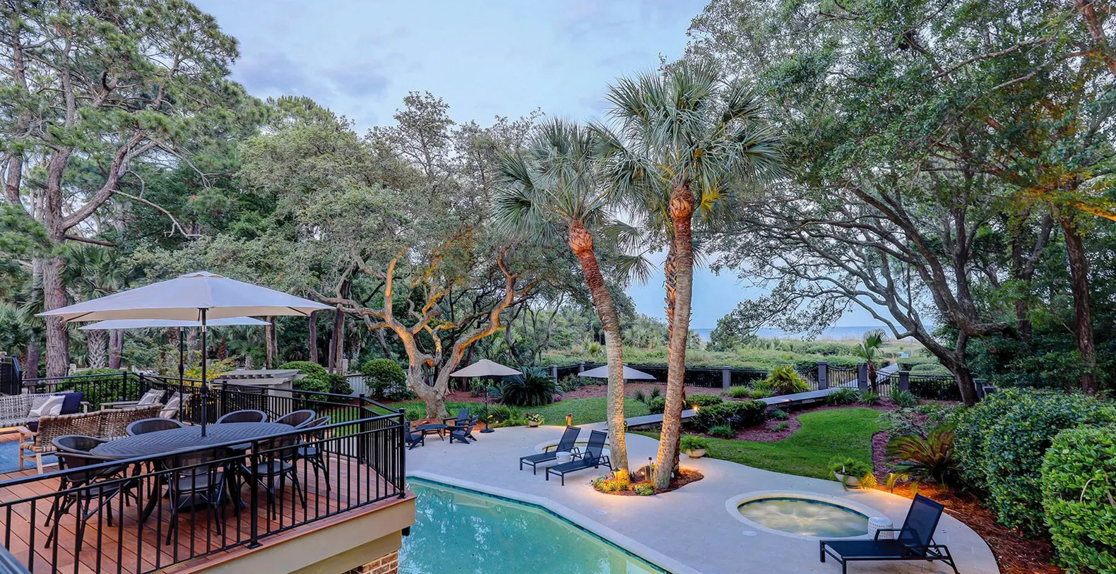 Spacious beachfront family estate on Hilton Head Island