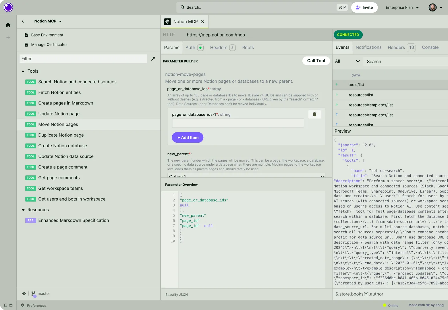 Diagram of developer productivity tools supporting API and MCP discovery for agentic workflows