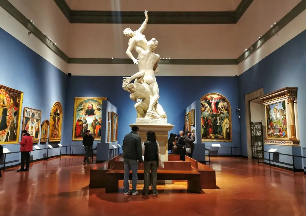 Florence travel guide: inside museum of the Accademia gallery
