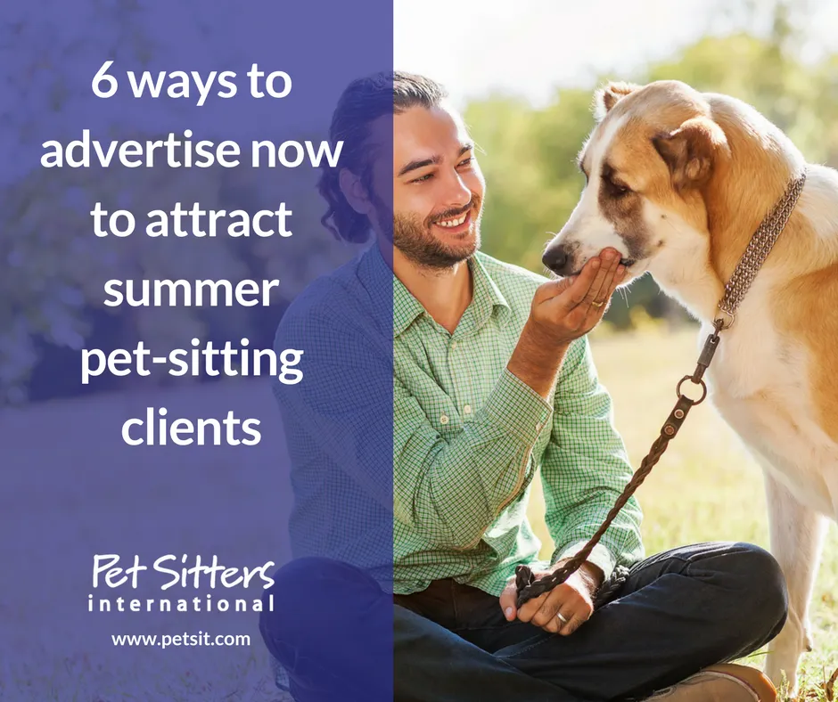 Pet sitter handing a leash to a smiling dog owner