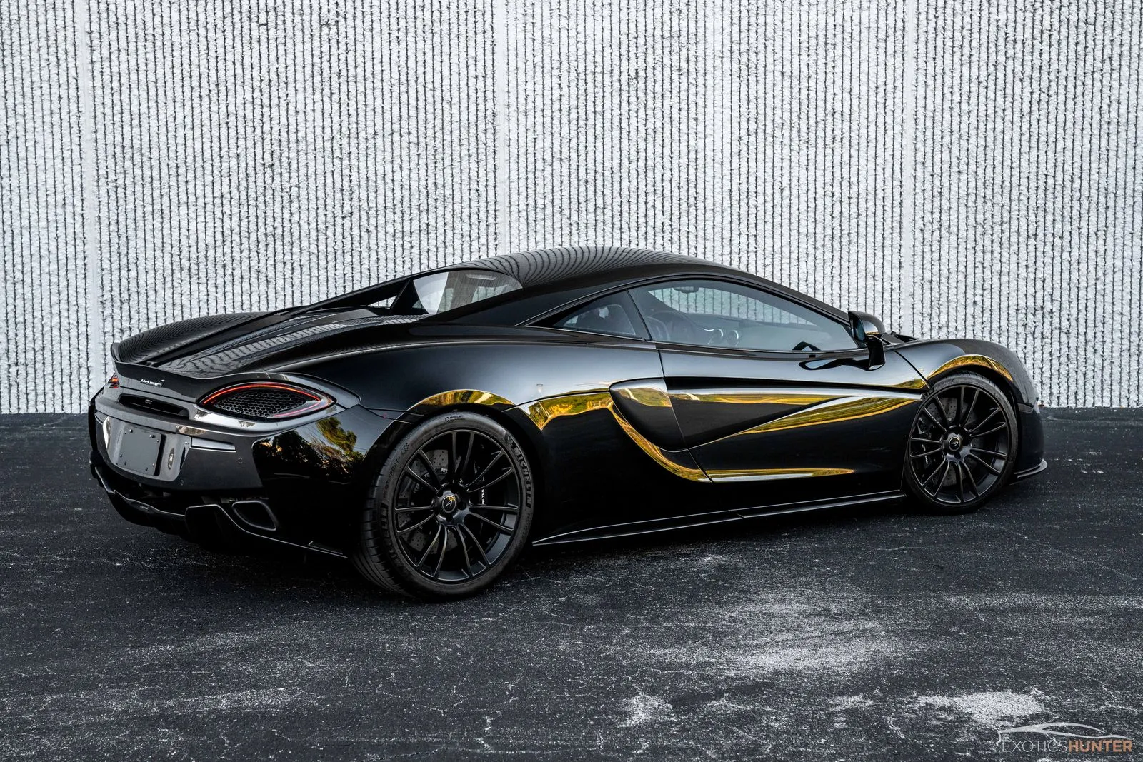 McLaren 570S interior cockpit with driver-focused controls