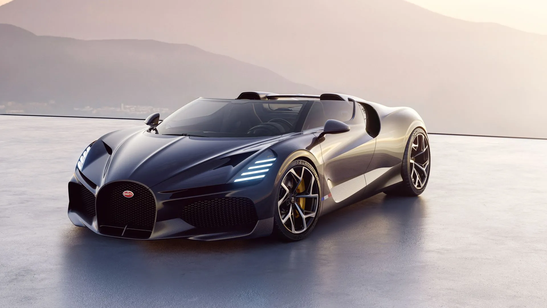 Bugatti W16 Mistral roadster capturing the end of the W16 era with record-setting top speed
