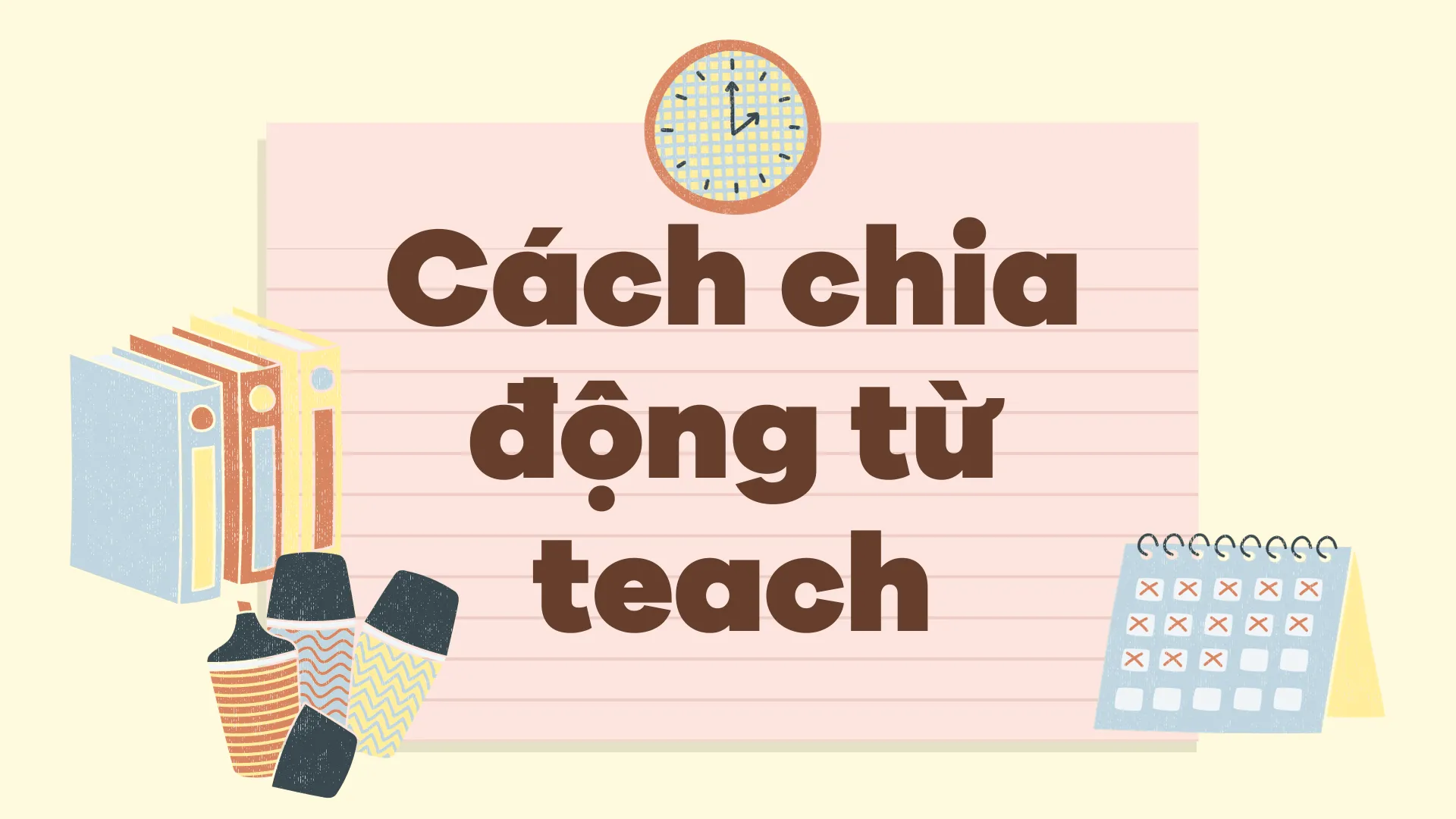 Infographic showing verb forms and examples