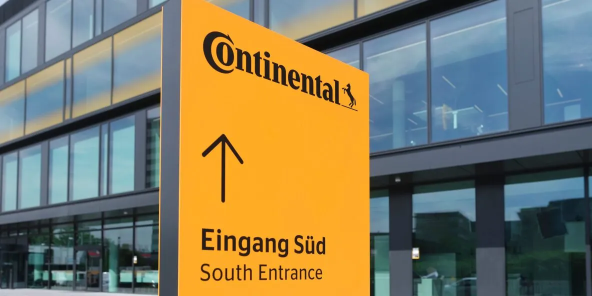 Continental headquarters building exterior in Hanover Germany