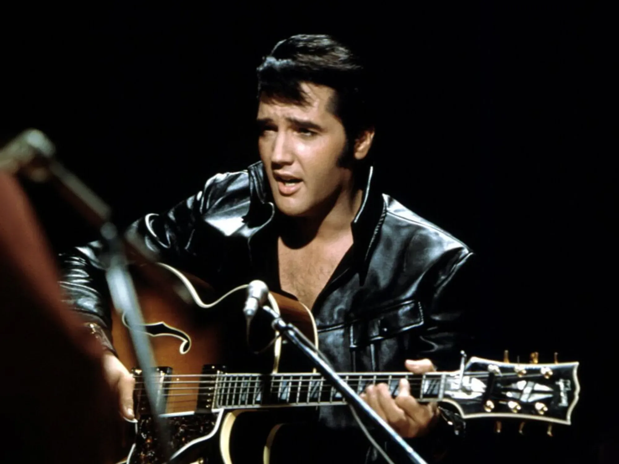A collage capturing the spirit of Elvis's musical legacy and wedding entertainment