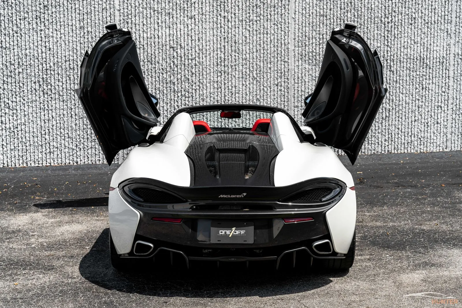 McLaren 570S rear three-quarter view highlighting aerodynamic bodywork